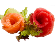 133. Sashimi Thunfisch & Lachs 133. Sashimi Thunfisch & Lachs