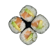 39.   Avocado Lachs Maki (8stk.)